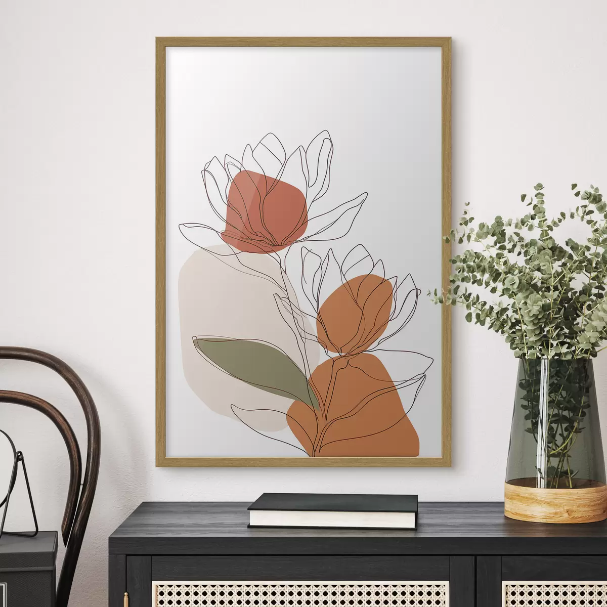 Affiche Mosaïque botanique f50112