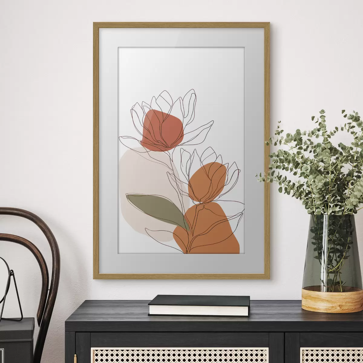 Affiche Mosaïque botanique f50112