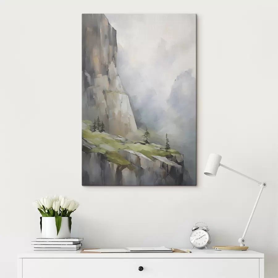  Peintures Paysage de montagne, imitation d'un tableau s50135