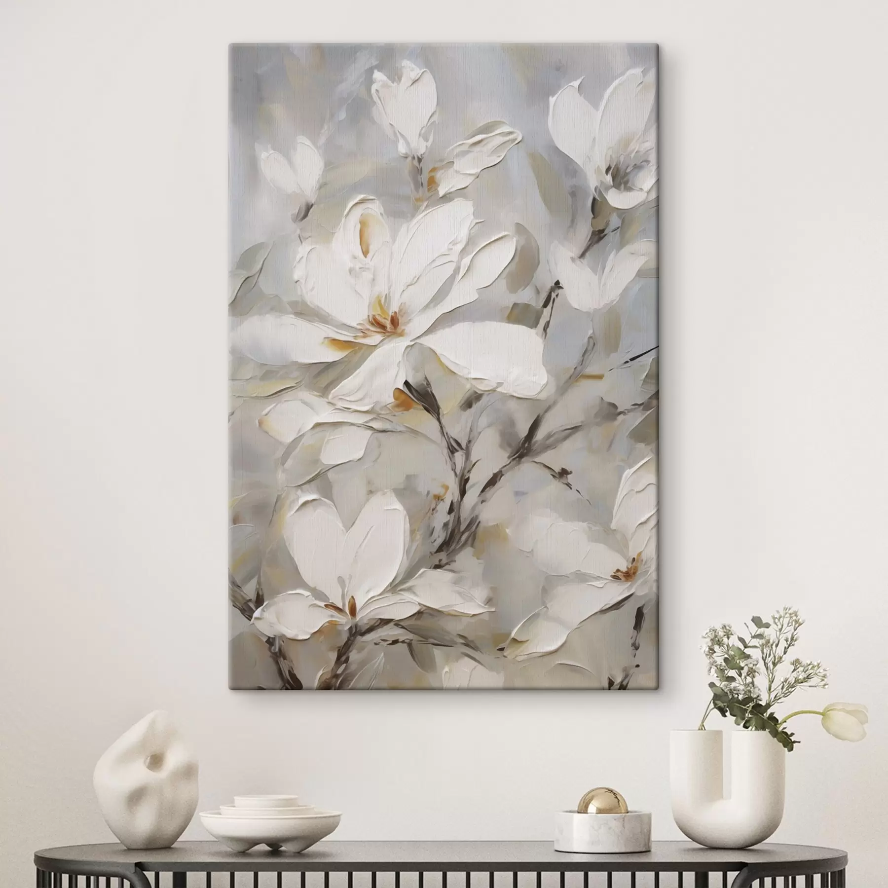  Peintures Fleurs abstraites, imitation de peinture s50139