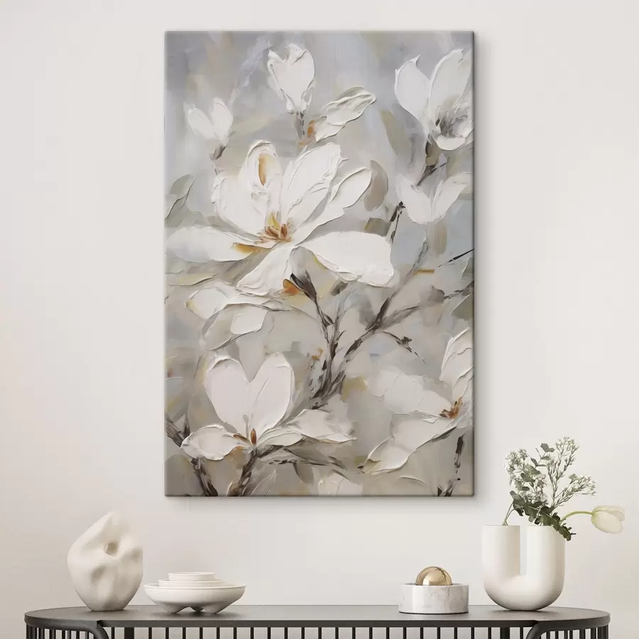  Peintures Fleurs abstraites, imitation de peinture s50139