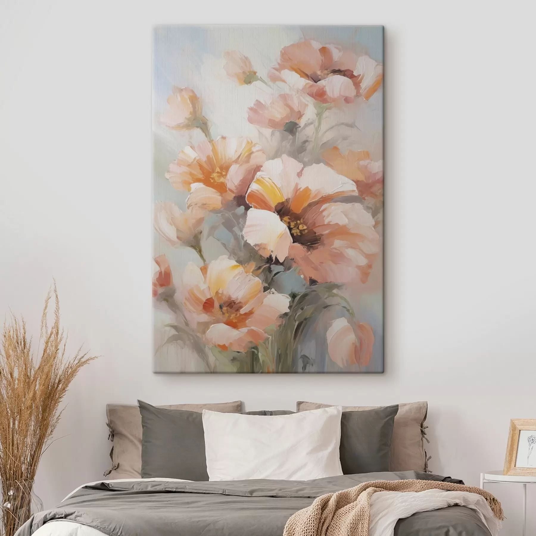  Schilderijen Verfijnde bloemen, schilderijimitatie s50140