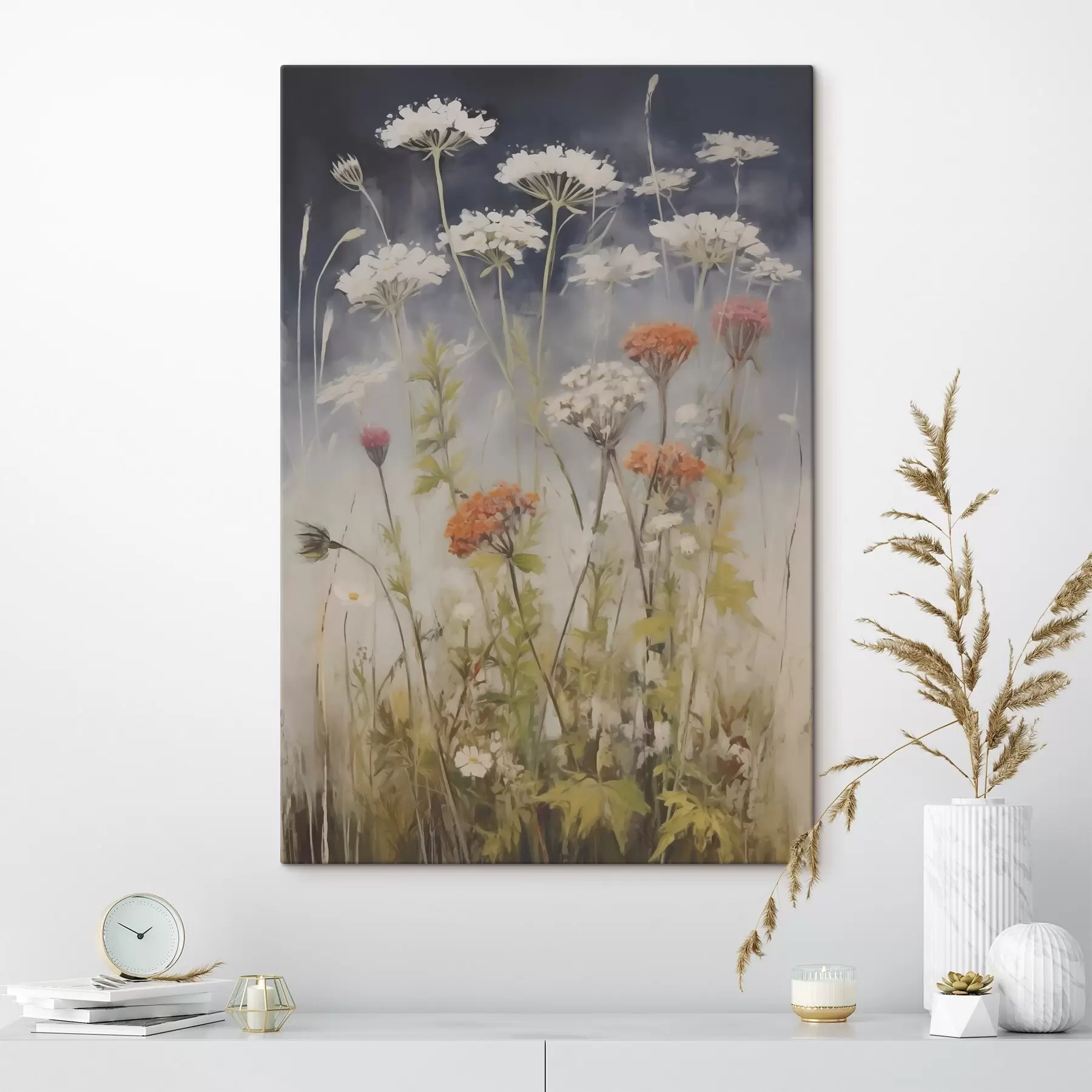  Peintures Herbes des champs, imitation d'un tableau s50142