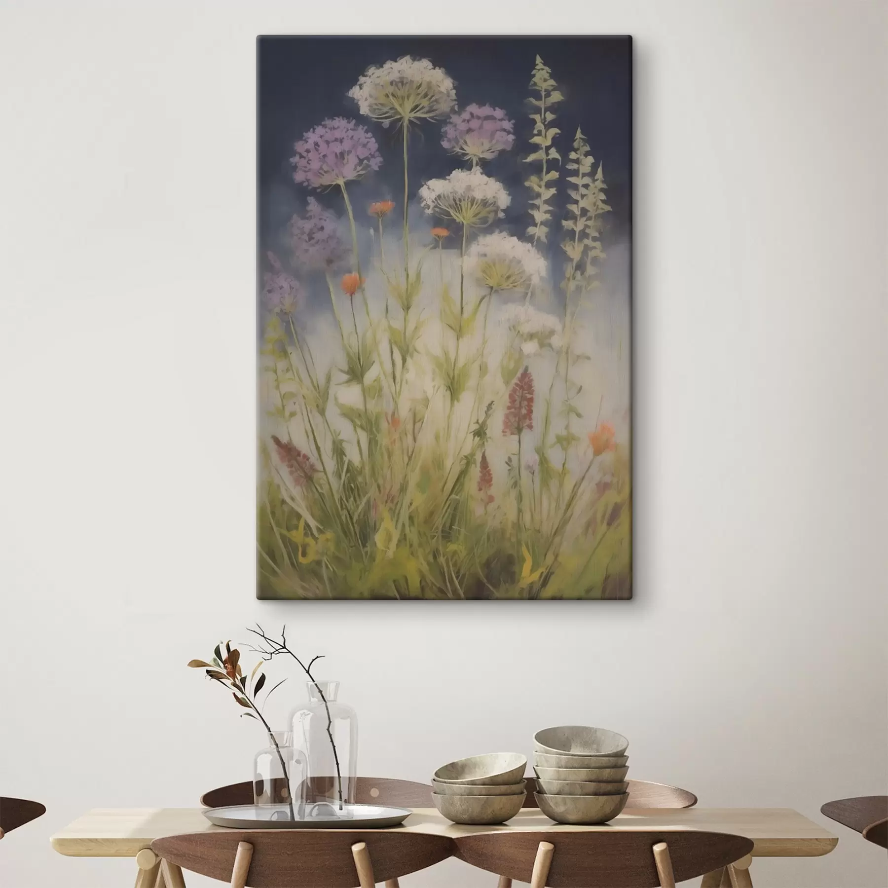  Peintures Herbes des champs, imitation d'un tableau s50143