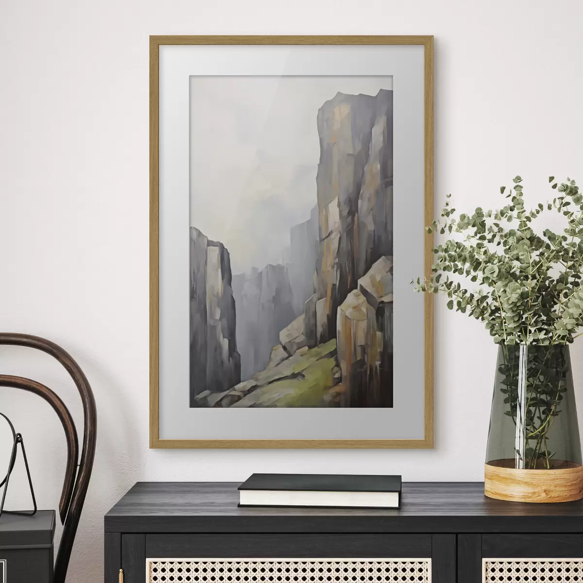 Affiche Roches, imitation de peinture f50134