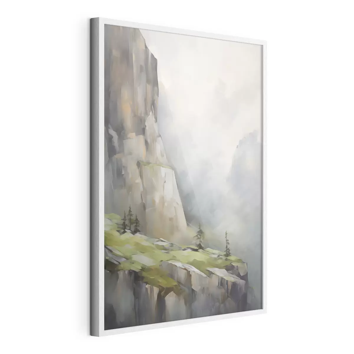 Affiche Paysage de montagne, imitation d'un tableau f50135