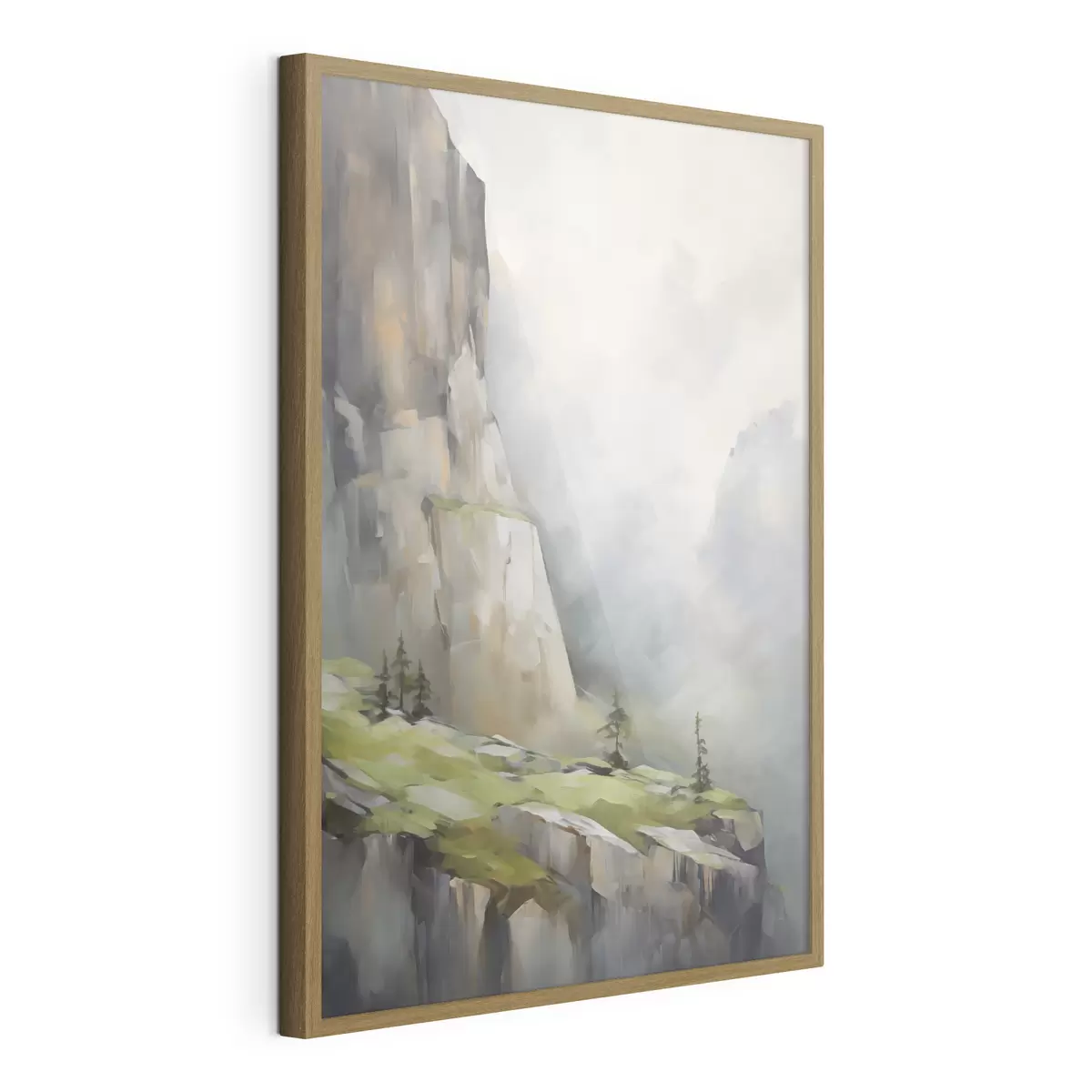 Affiche Paysage de montagne, imitation d'un tableau f50135