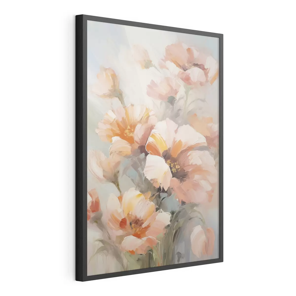 Affiche Fleurs délicates, imitation de peinture f50140