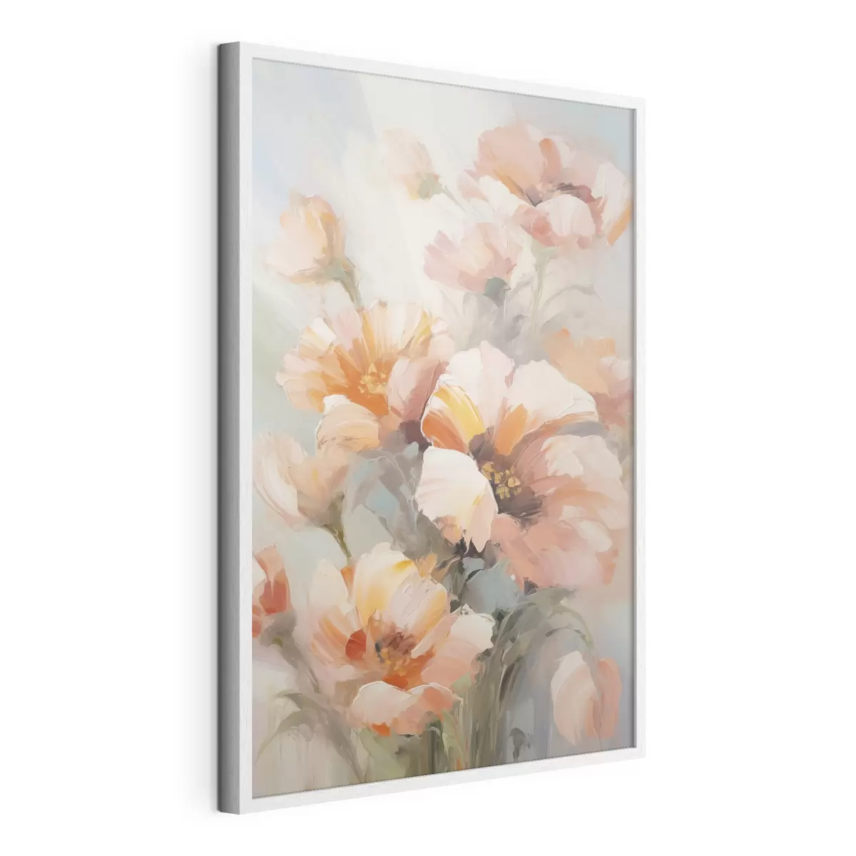 Affiche Fleurs délicates, imitation de peinture f50140