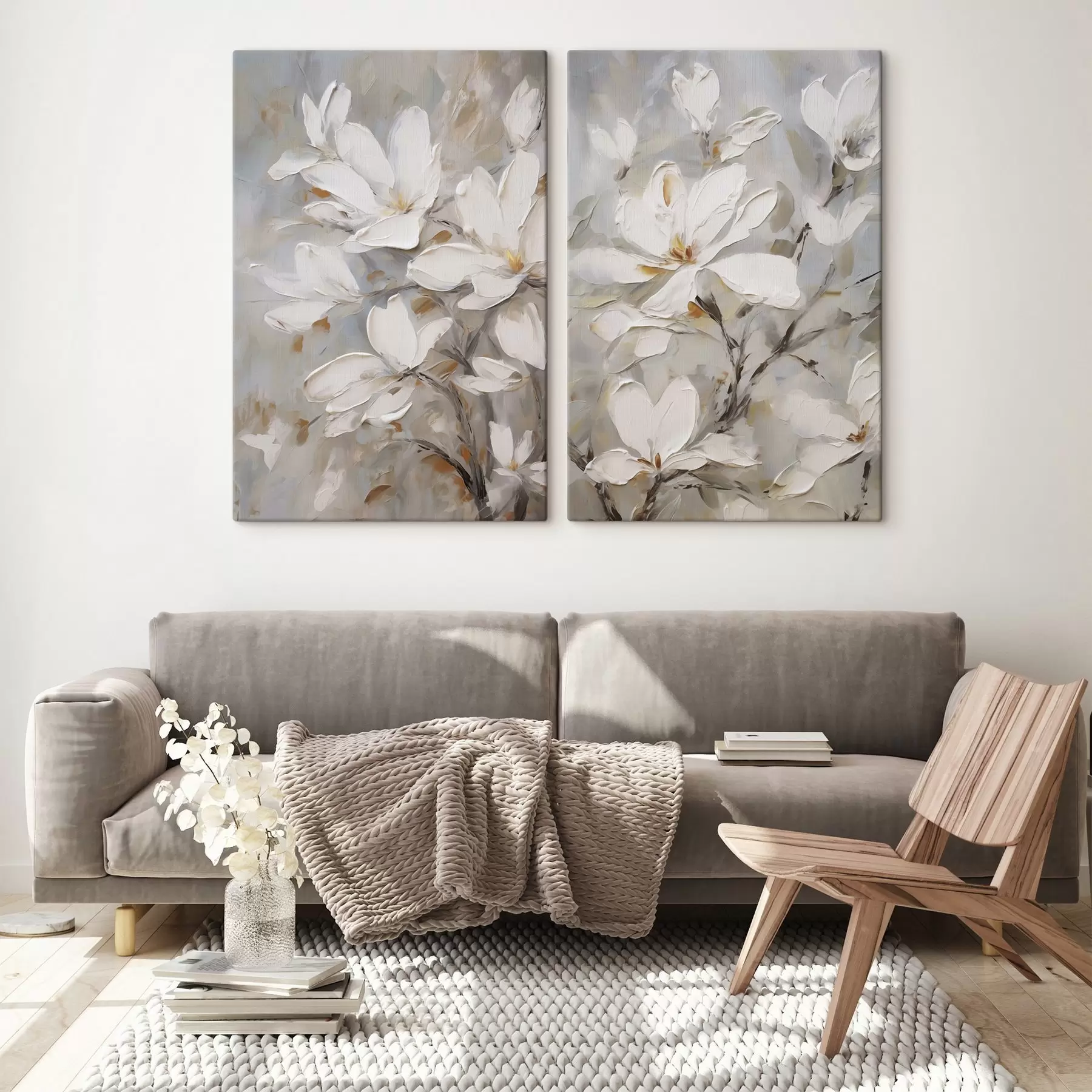  Peintures Fleurs abstraites, imitation de peinture m30805
