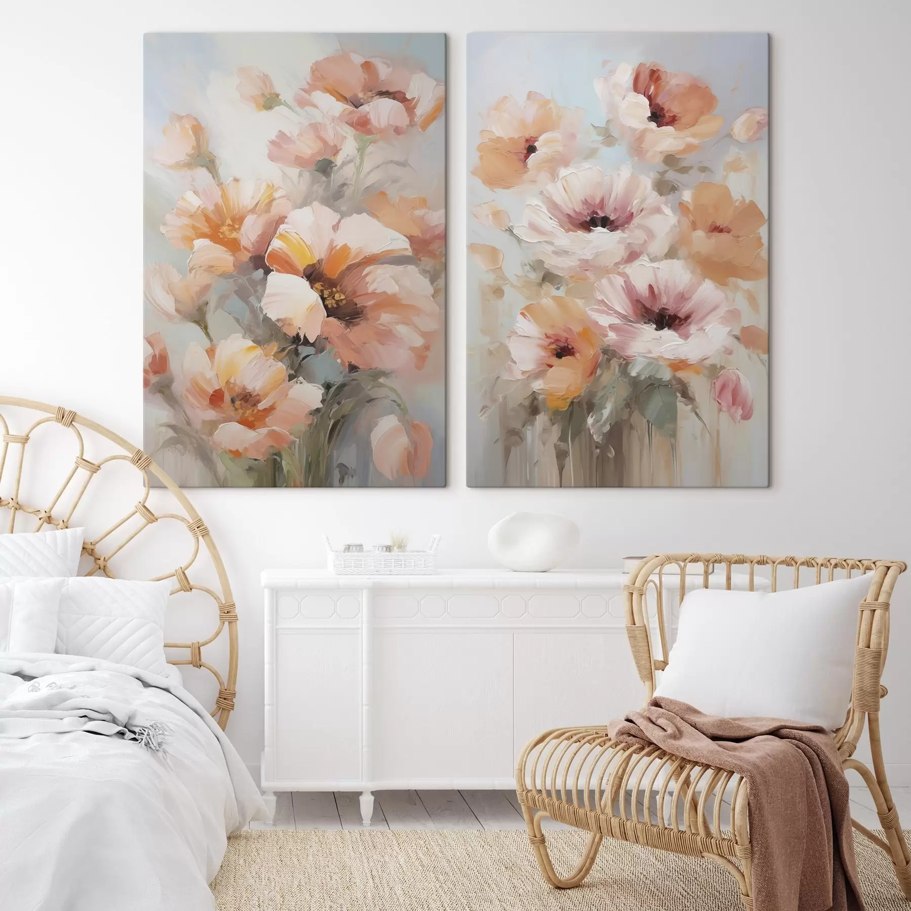  Peintures Fleurs délicates, imitation de peinture m30806