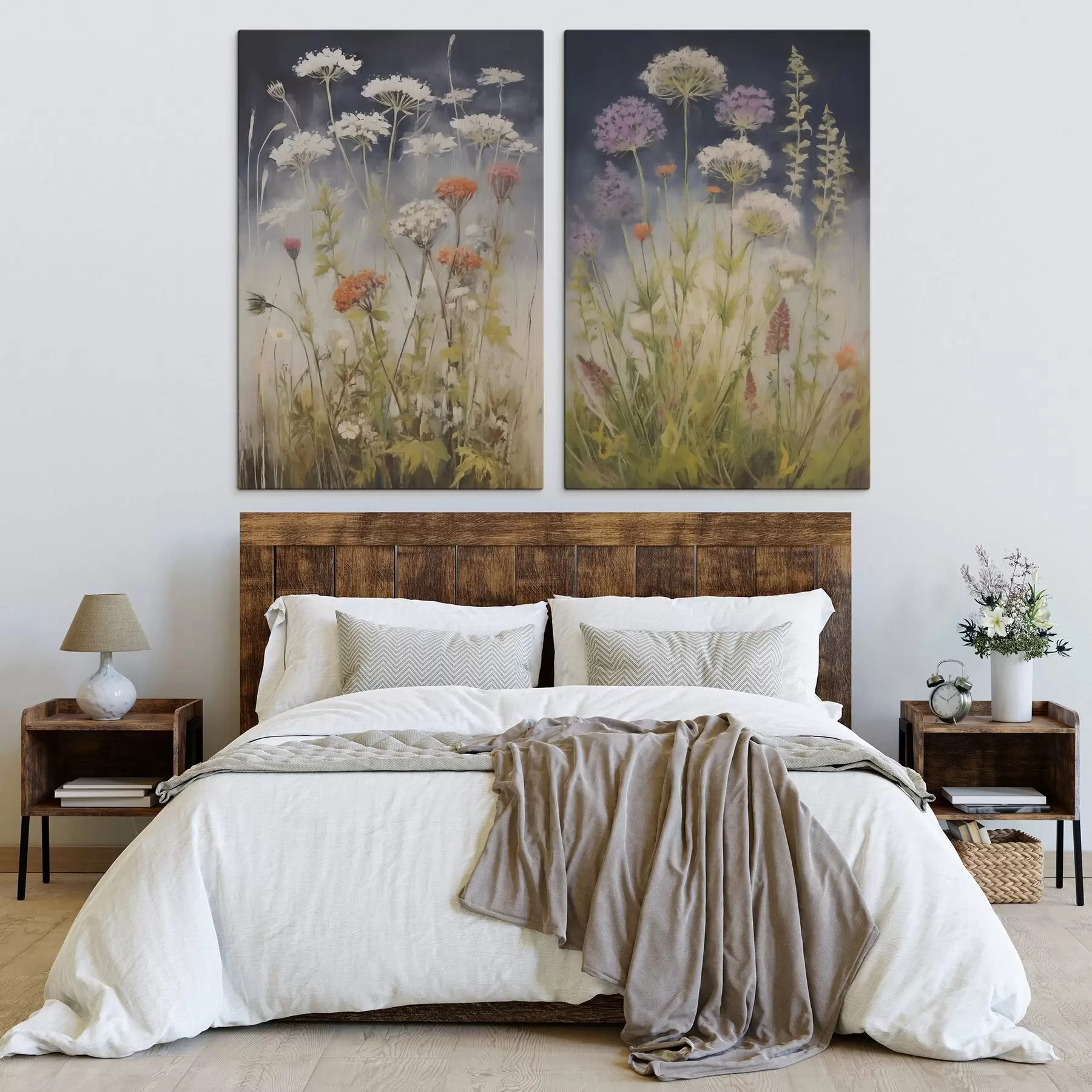  Peintures Herbes des champs, imitation d'un tableau m30807