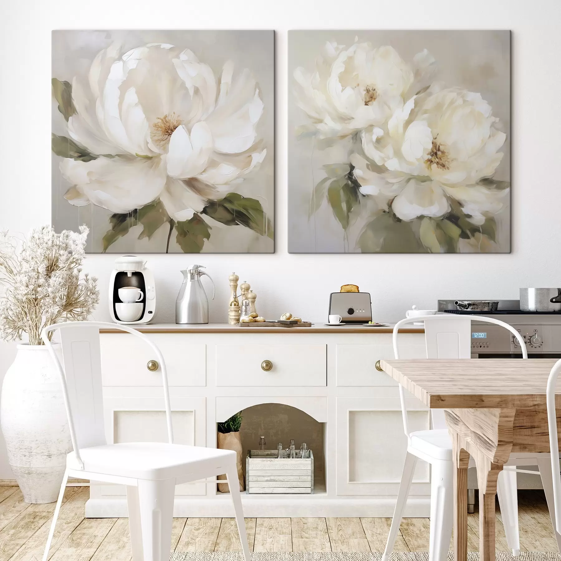  Peintures Pivoines, peinture d'imitation m30809