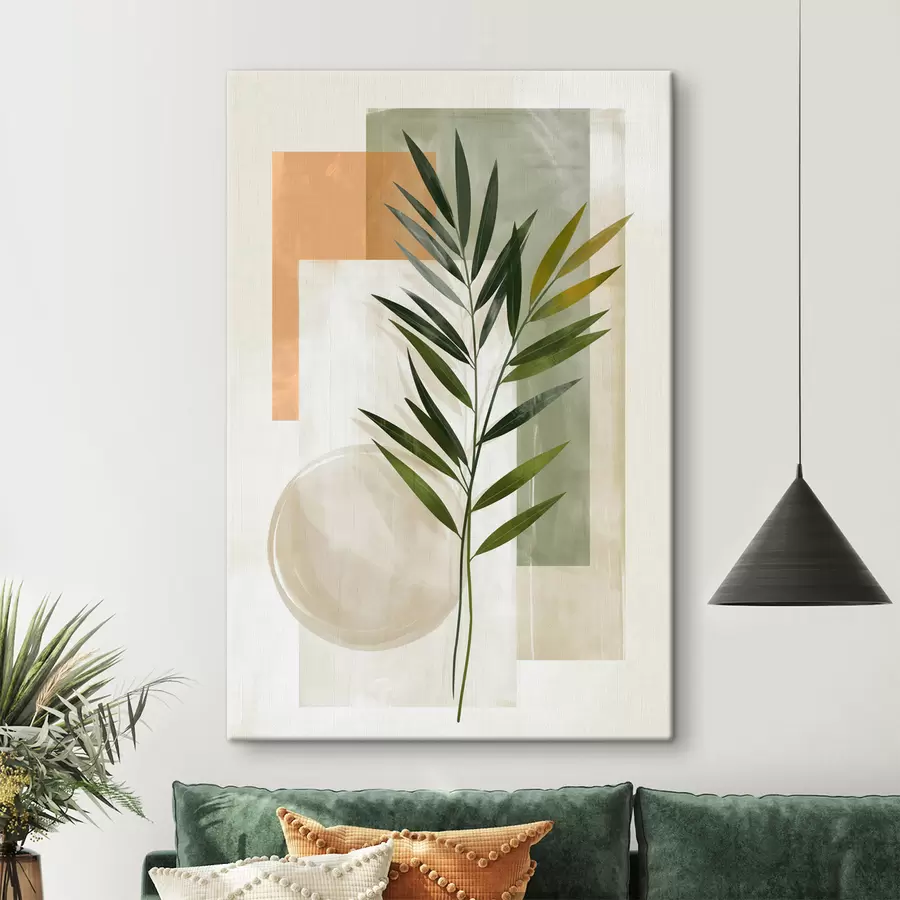 Fotobehang Botanische geometrische abstractie s50158