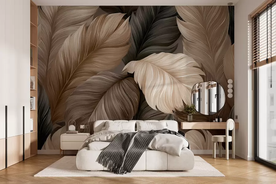 Papier peint photo Plumes w05767