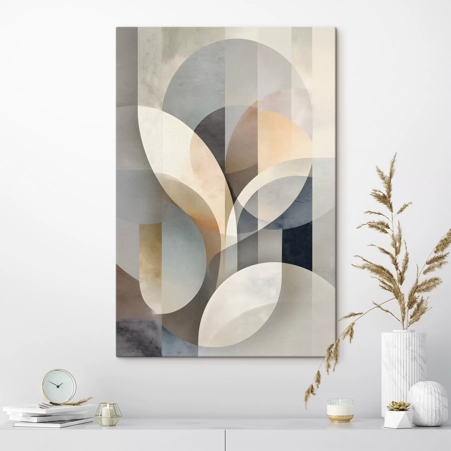  Peintures Stylisation abstraite de plantes s49943