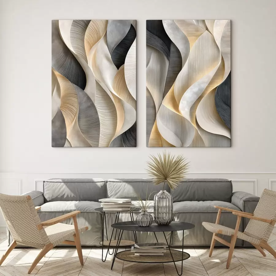  Peintures Échelle abstraite m30811