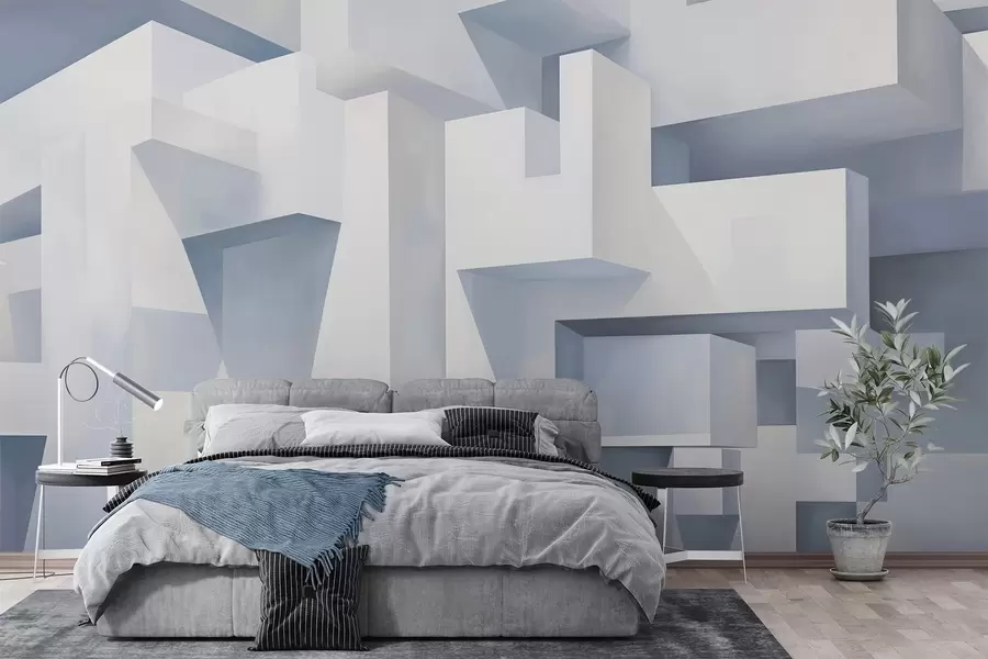 Fotobehang Geometrische abstractie w05823
