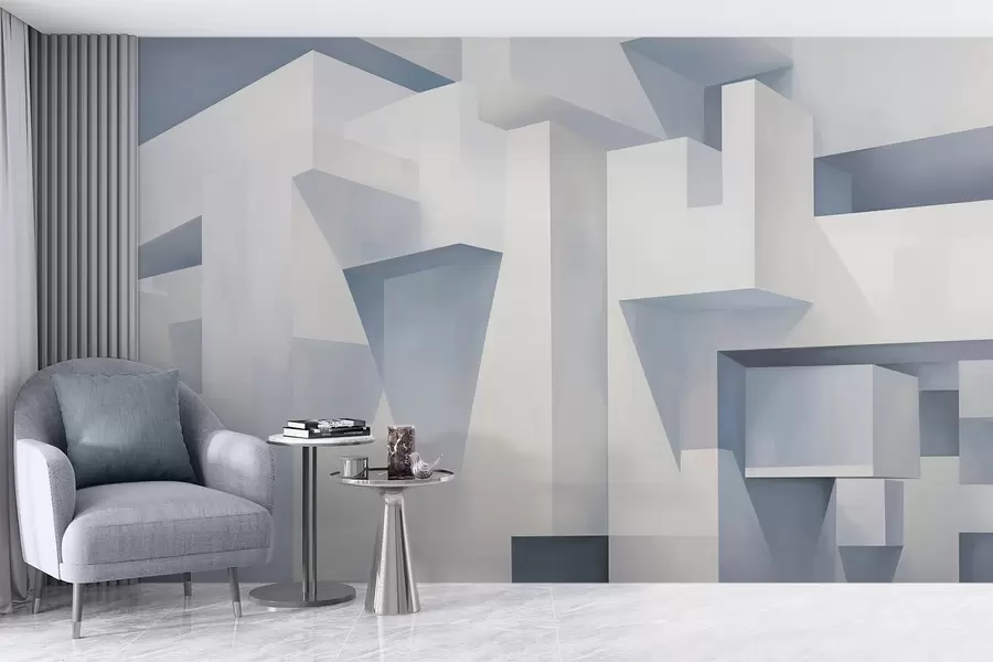 Fotobehang Geometrische abstractie w05823