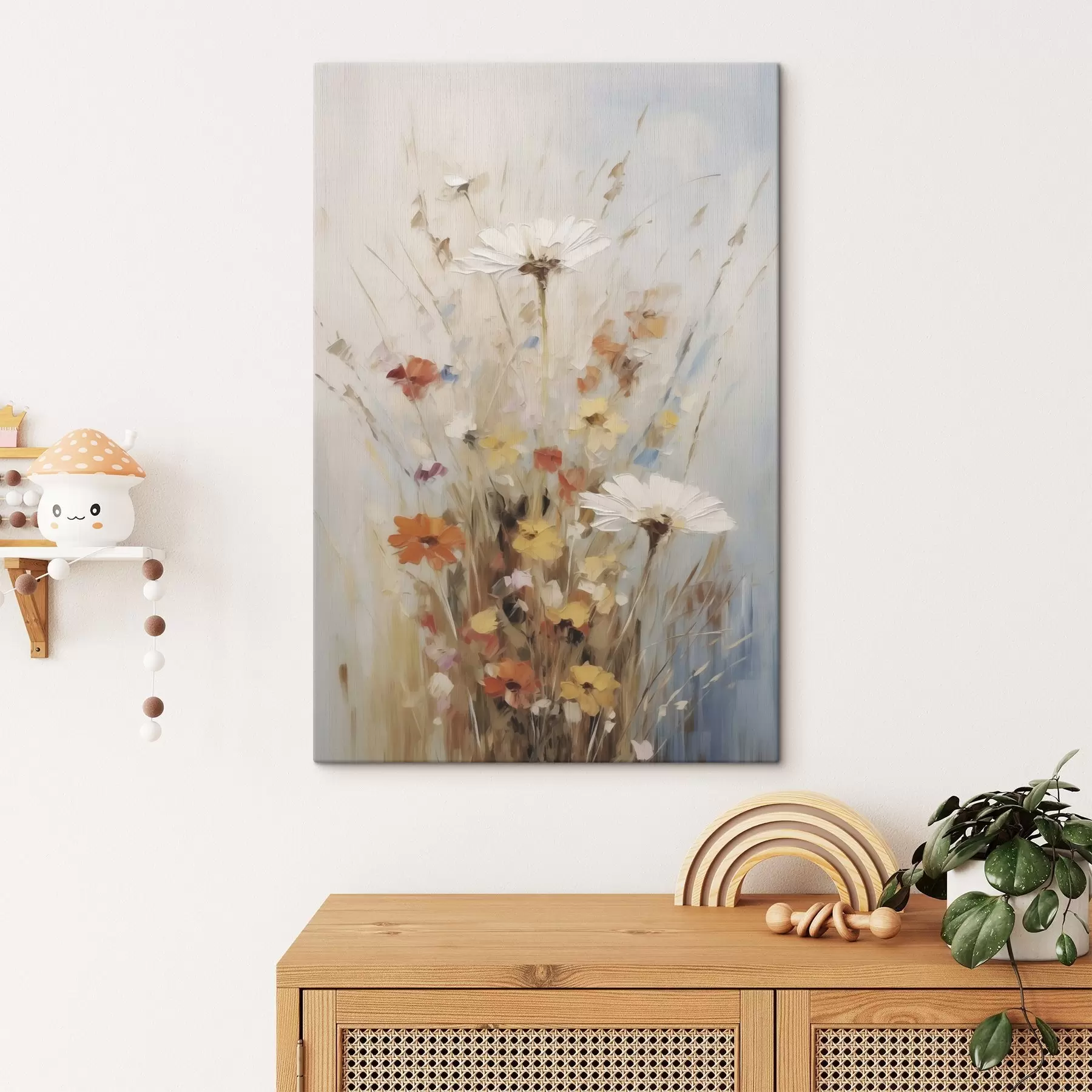  Peintures Fleurs sauvages, imitation d'un tableau s50182