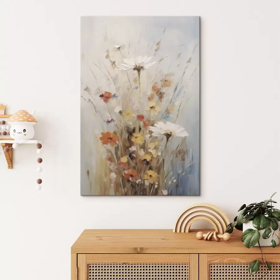  Peintures Fleurs sauvages, imitation d'un tableau s50182