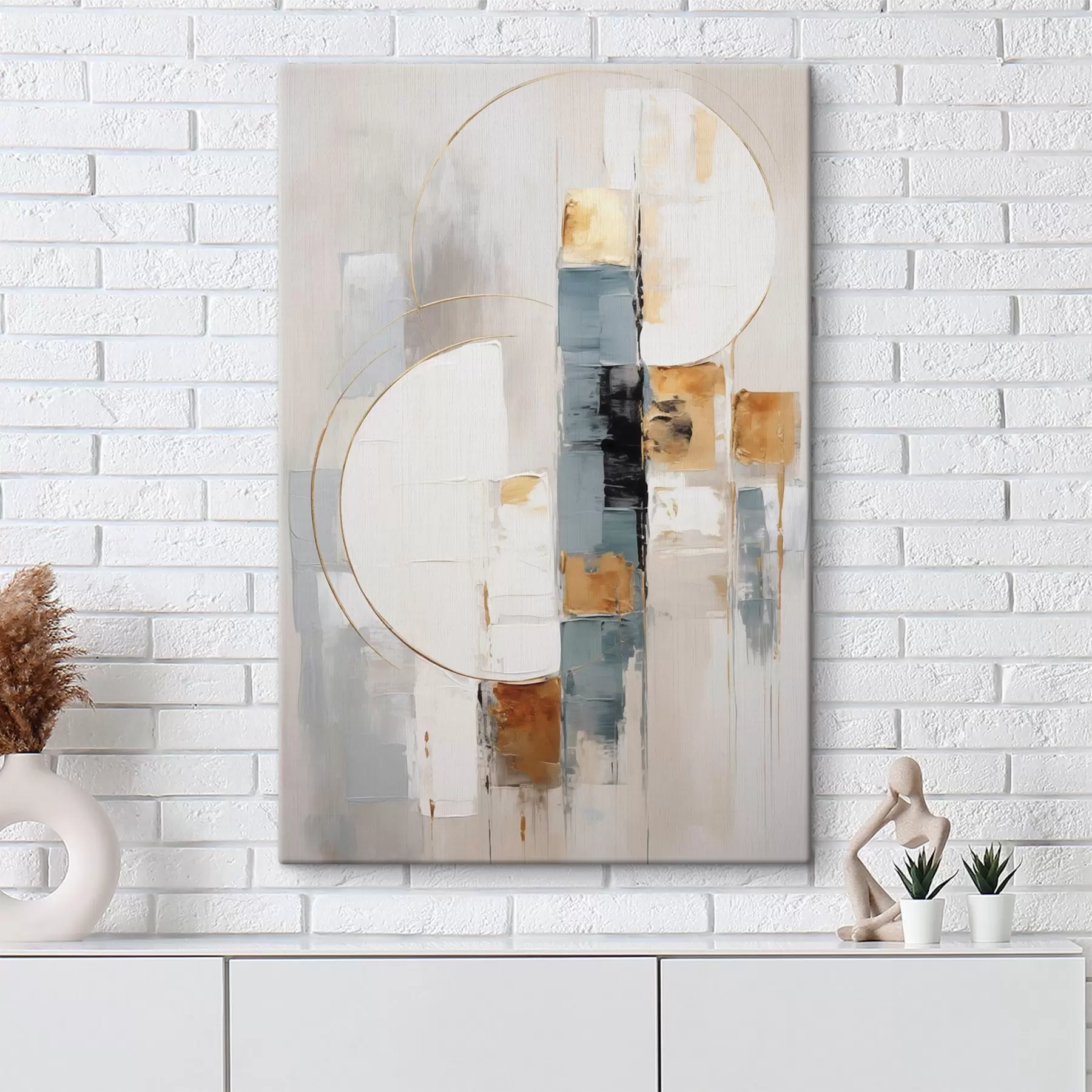  Peintures Composition abstraite, imitation de la peinture s50196
