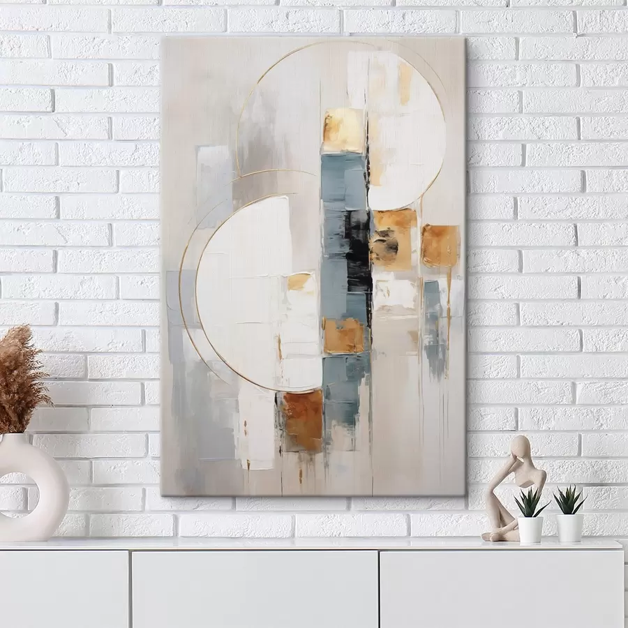  Peintures Composition abstraite, imitation de la peinture s50196