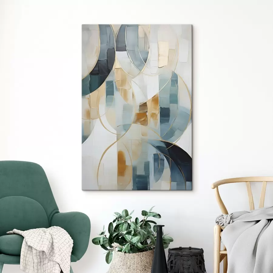  Peintures Composition abstraite, imitation de la peinture s50197