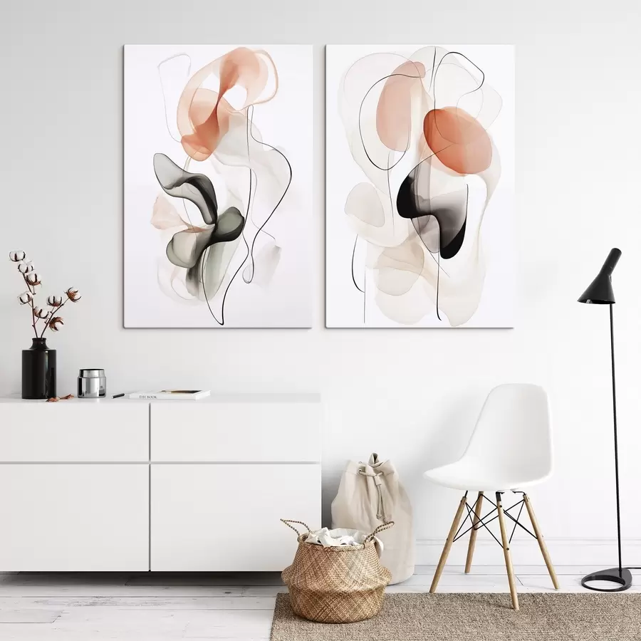  Peintures Abstraction, imitation de la peinture m30821 
