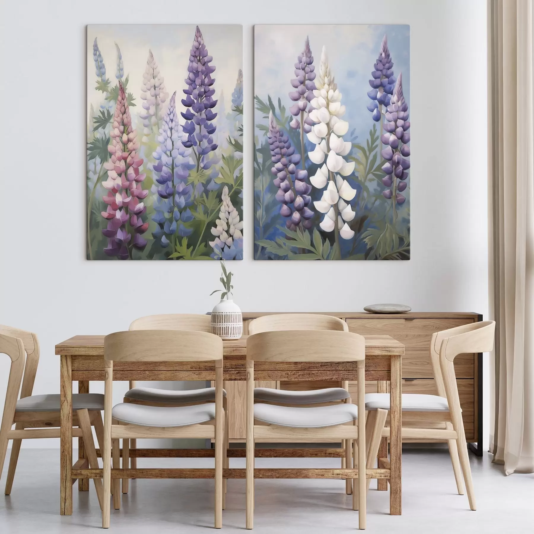  Peintures Fleurs, peinture d'imitation m30826 