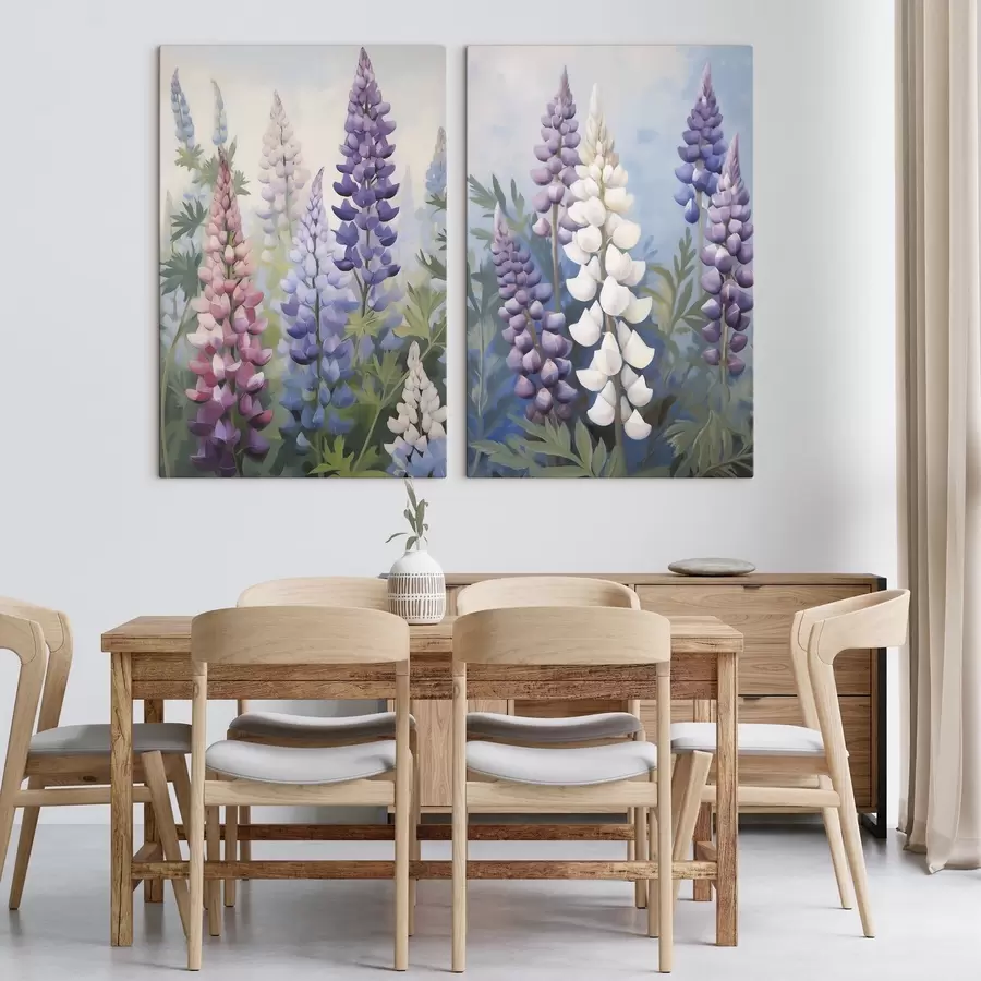  Peintures Fleurs, peinture d'imitation m30826 