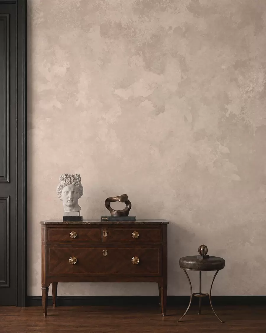 Papier peint photo Une texture beige amande chaleureuse aux dégradés naturels et doux w05814