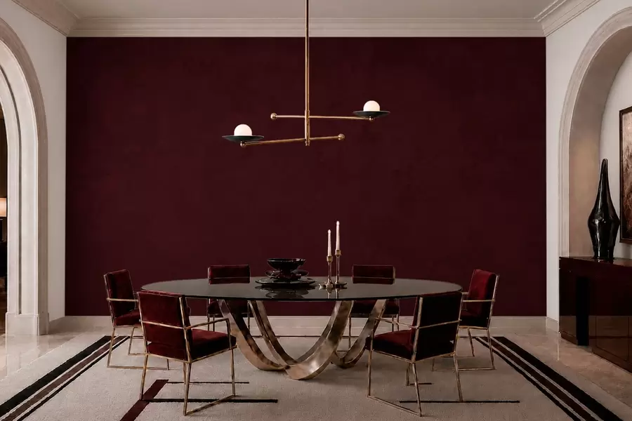 Papier peint photo Une couleur cerise foncée, avec une finale douce et veloutée w05814v2