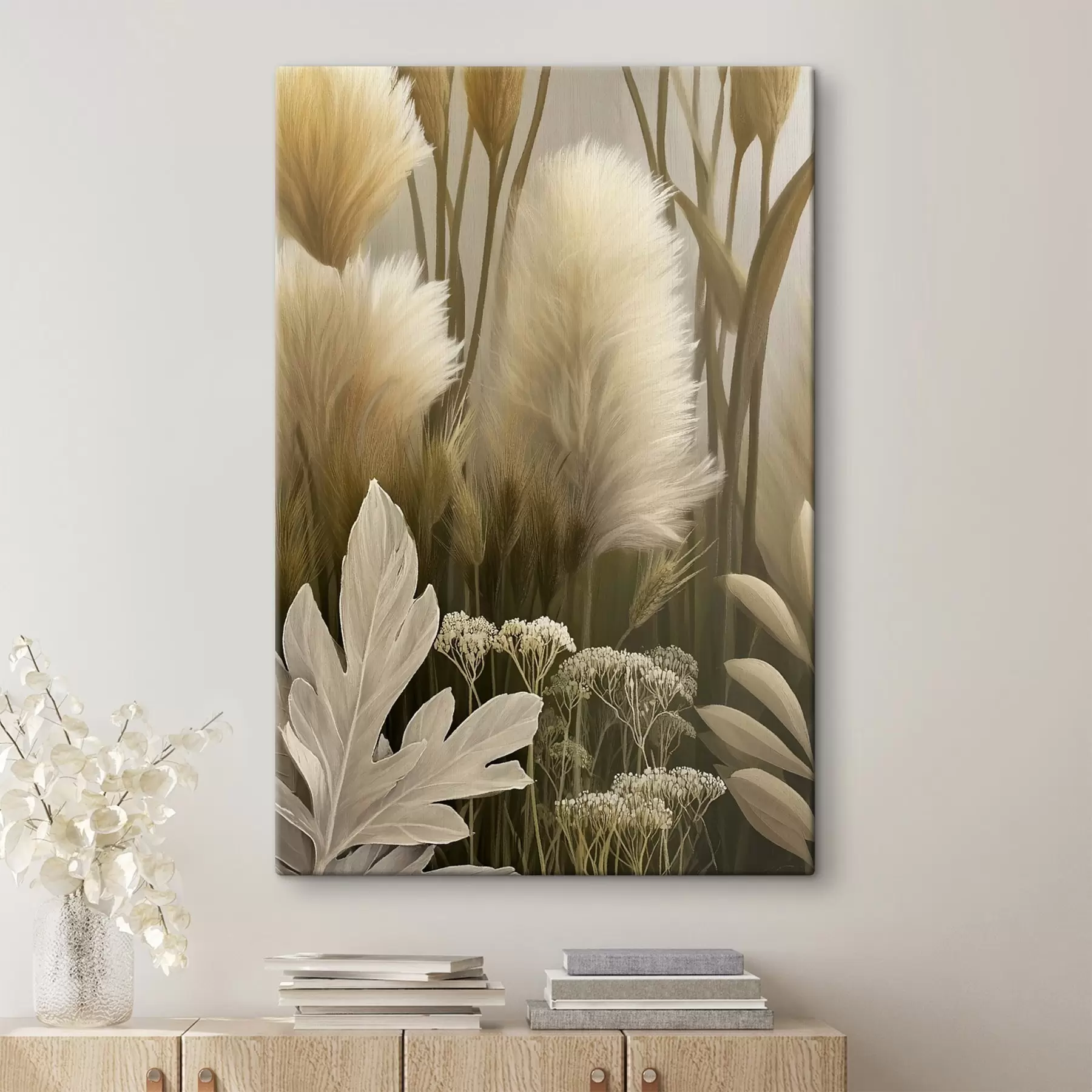  Peintures Le bruissement des fleurs séchées s50168