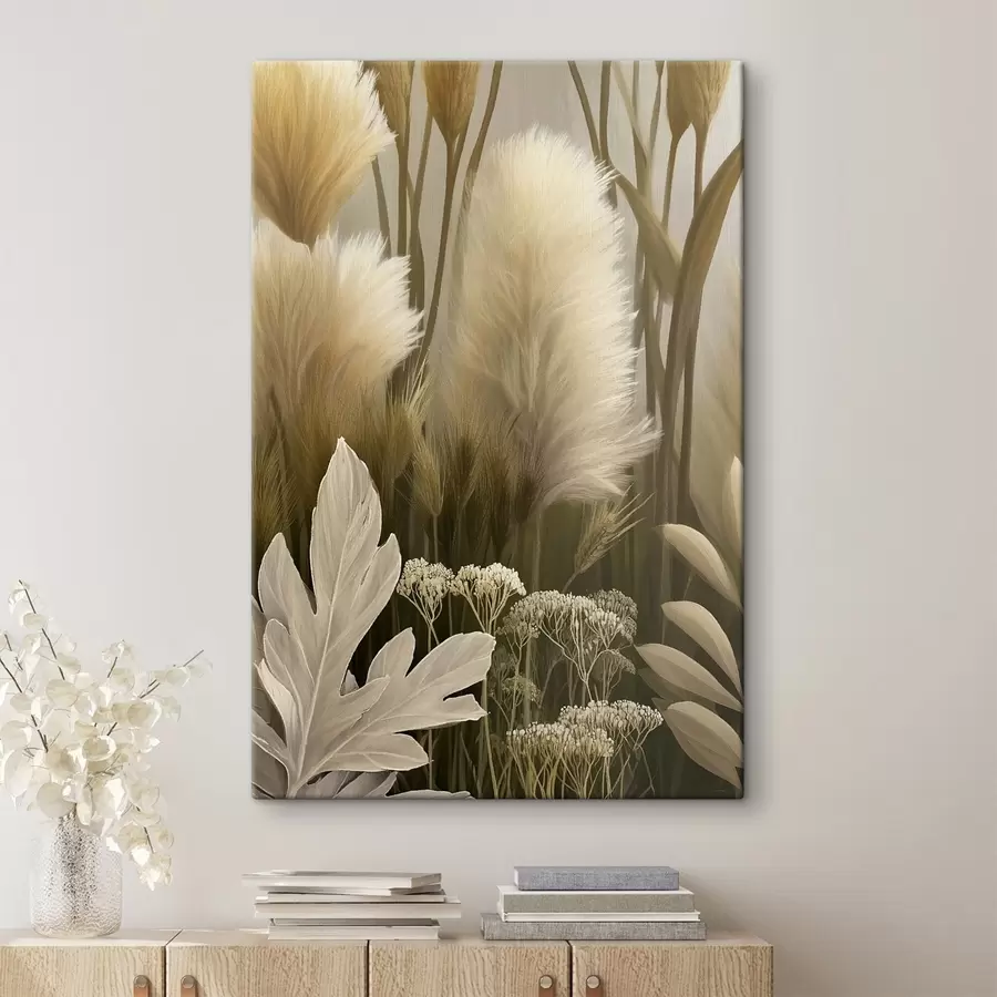  Peintures Le bruissement des fleurs séchées s50168