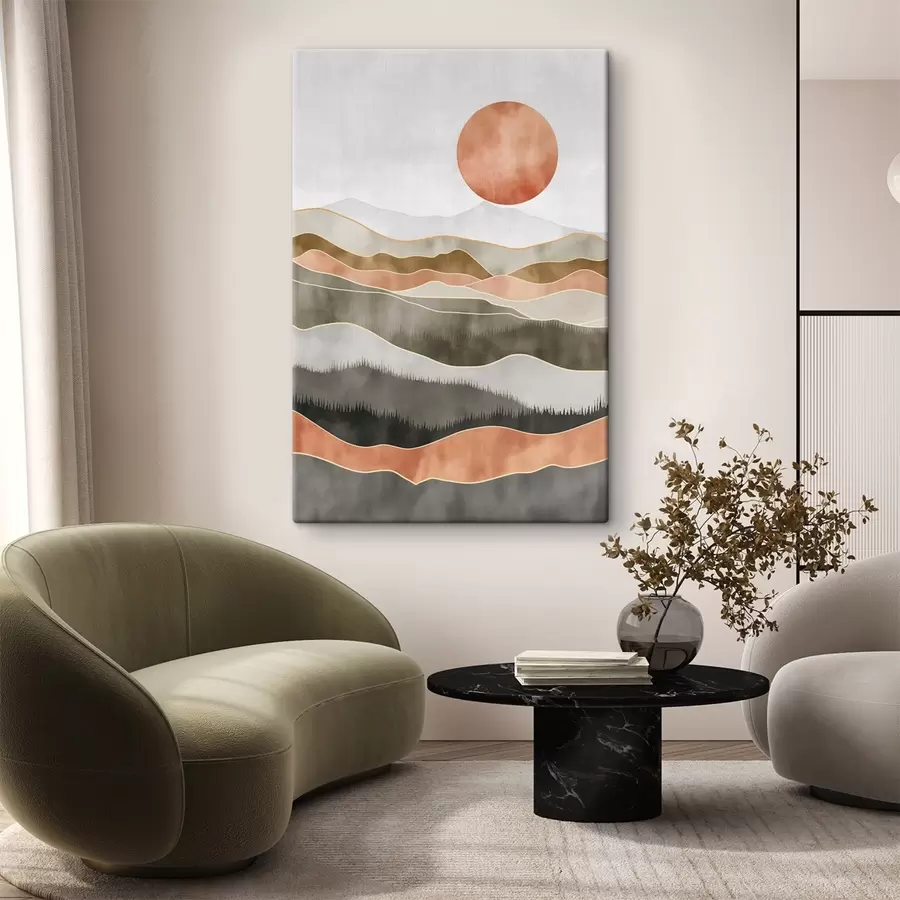  Peintures Dunes de terre cuite s50172