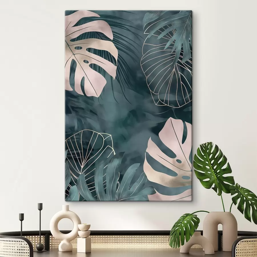  Peintures Feuilles de monstera s50177