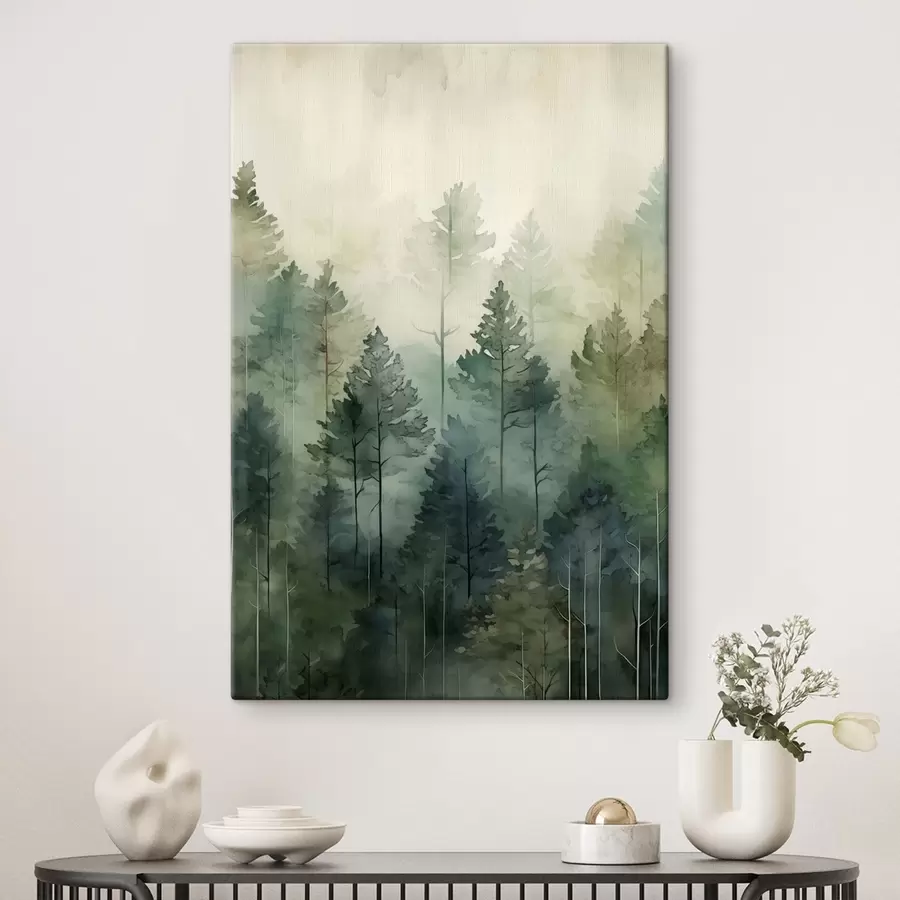  Peintures Taïga émeraude s50181