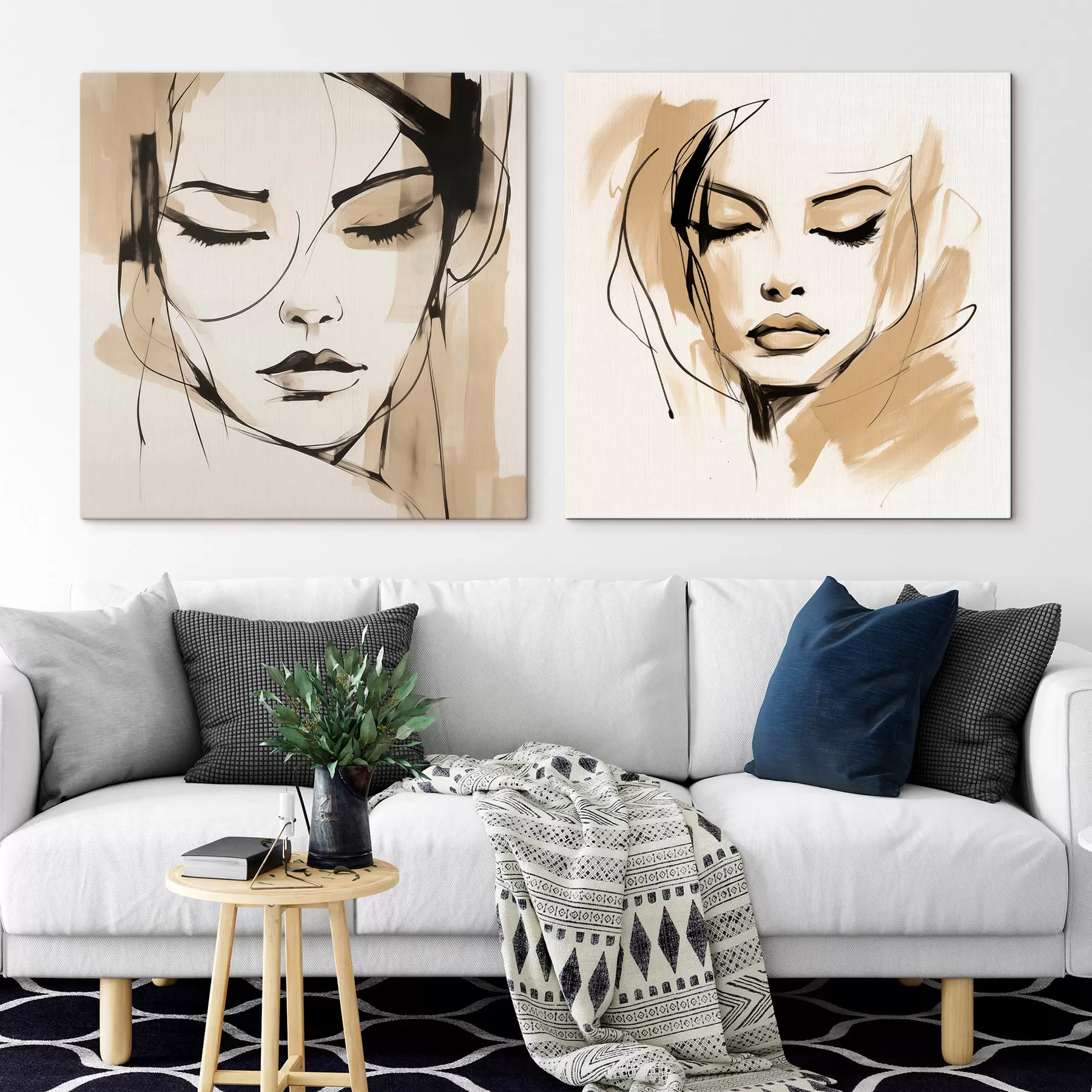 Peintures Portraits abstraits de femmes m30852