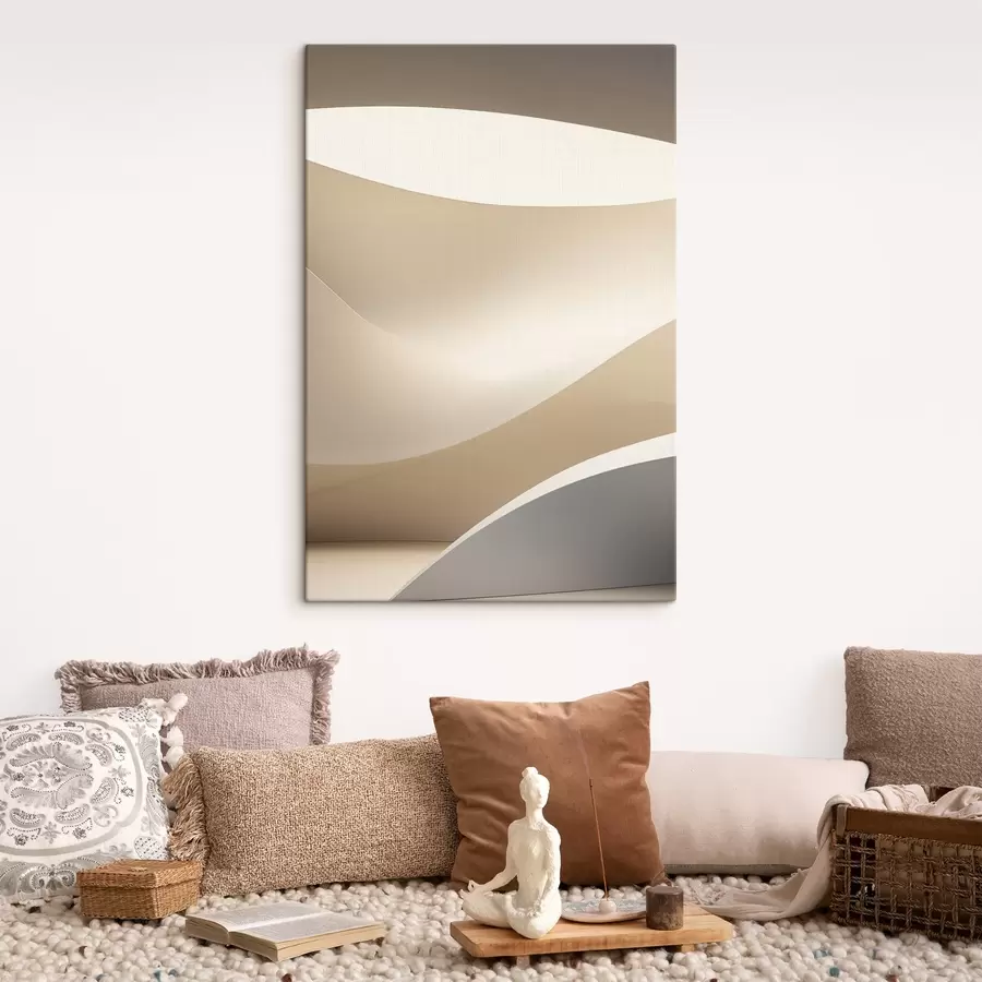 Schilderijen Vloeiende abstracte vorm s50282