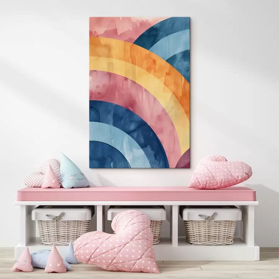  Peintures Un couple de flamants roses blancs s50302