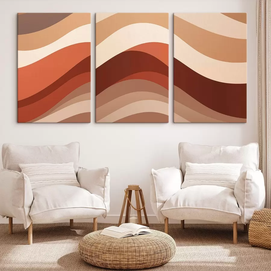  Peintures Géométrie en terre cuite m30868
