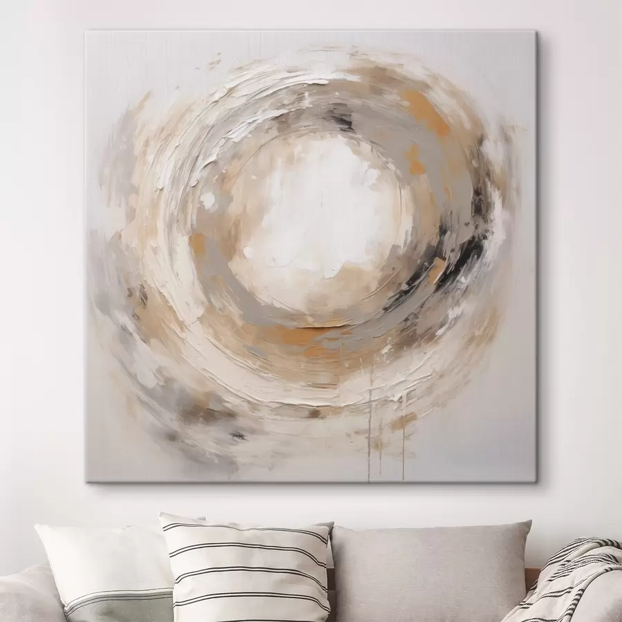  Schilderijen Wervelende abstractie, imitatie van de schilderkunst s50276