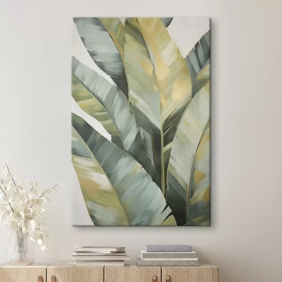  Schilderijen Bladeren, schilderijimitatie s50278