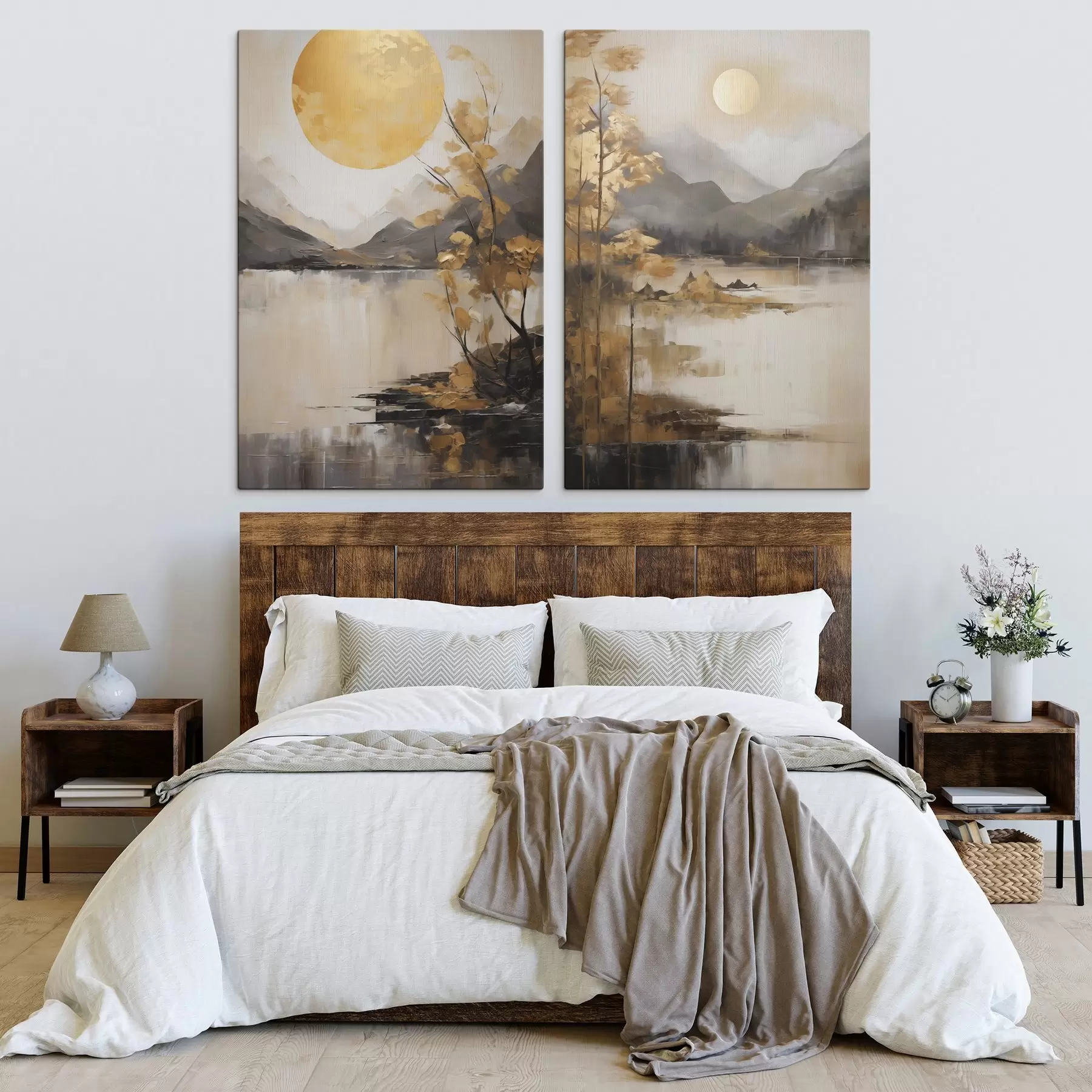  Peintures Paysage abstrait, imitation de peinture m30863