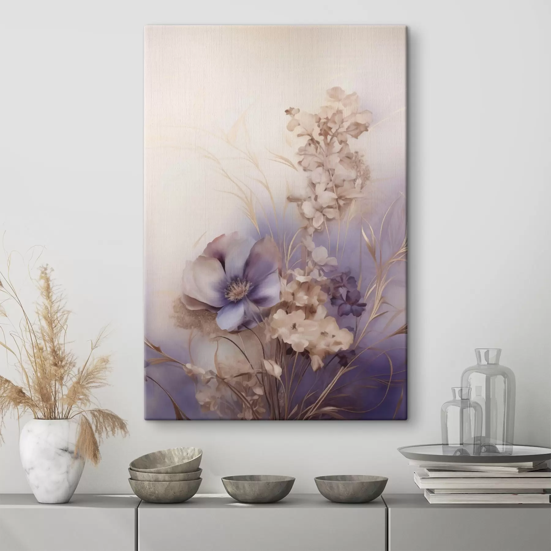  Peintures Un bouquet délicat de lilas s50308