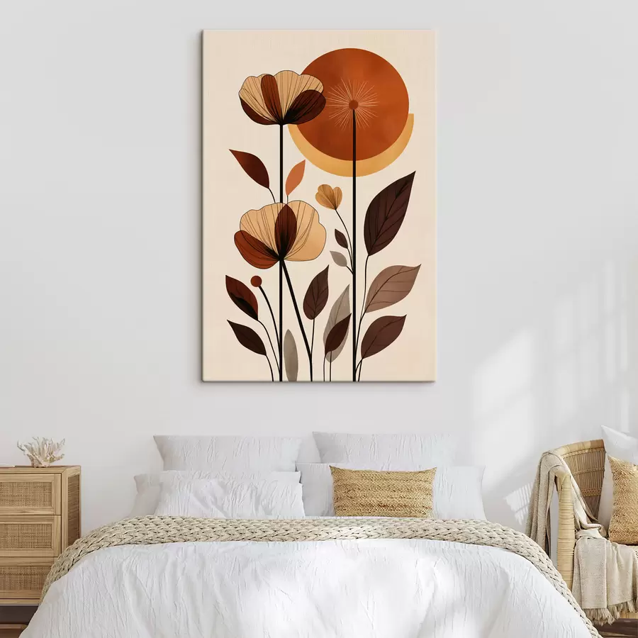  Peintures Fleurs abstraites s50341