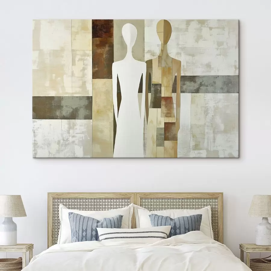  Schilderijen Abstracte silhouetten s50346