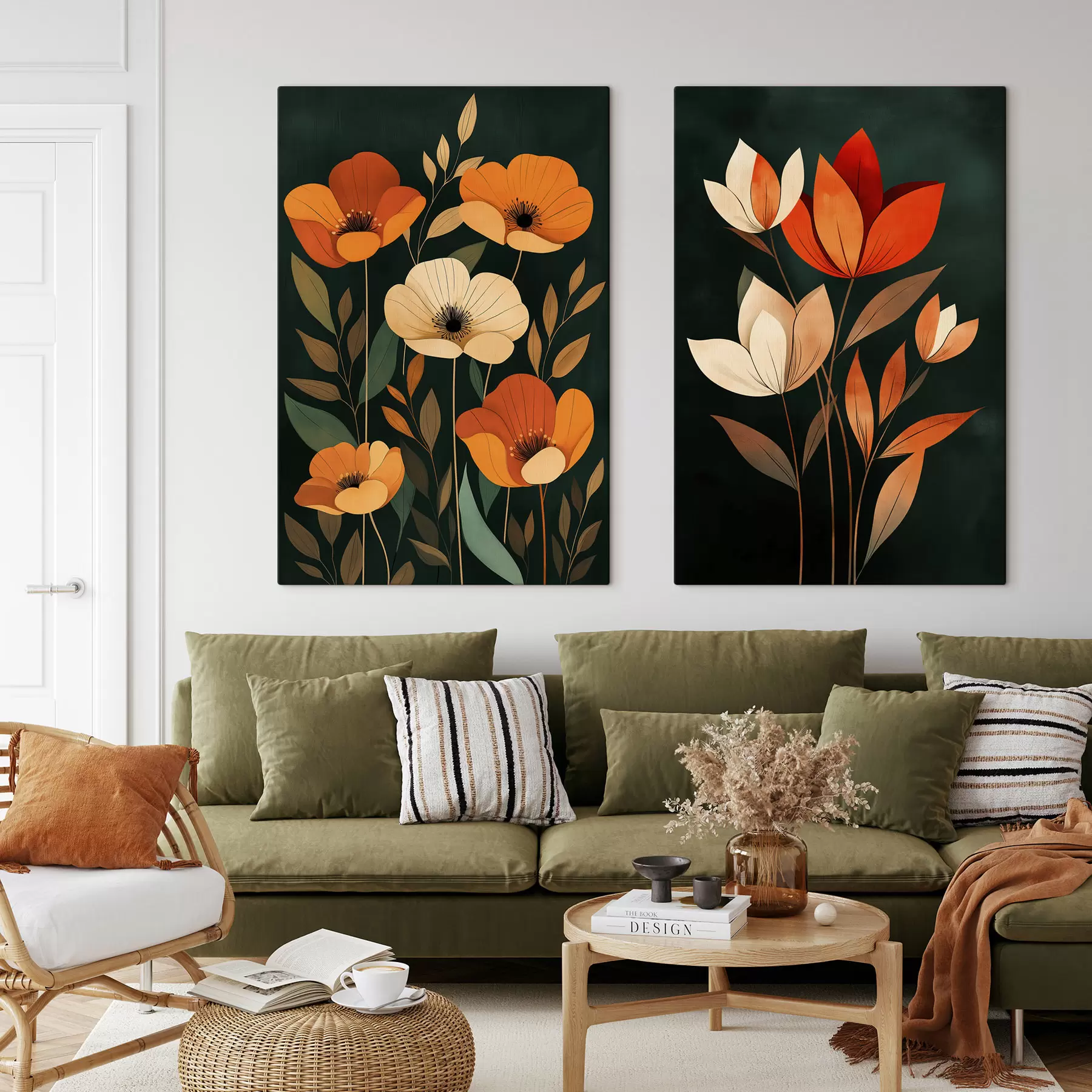  Peintures Fleurs m30878