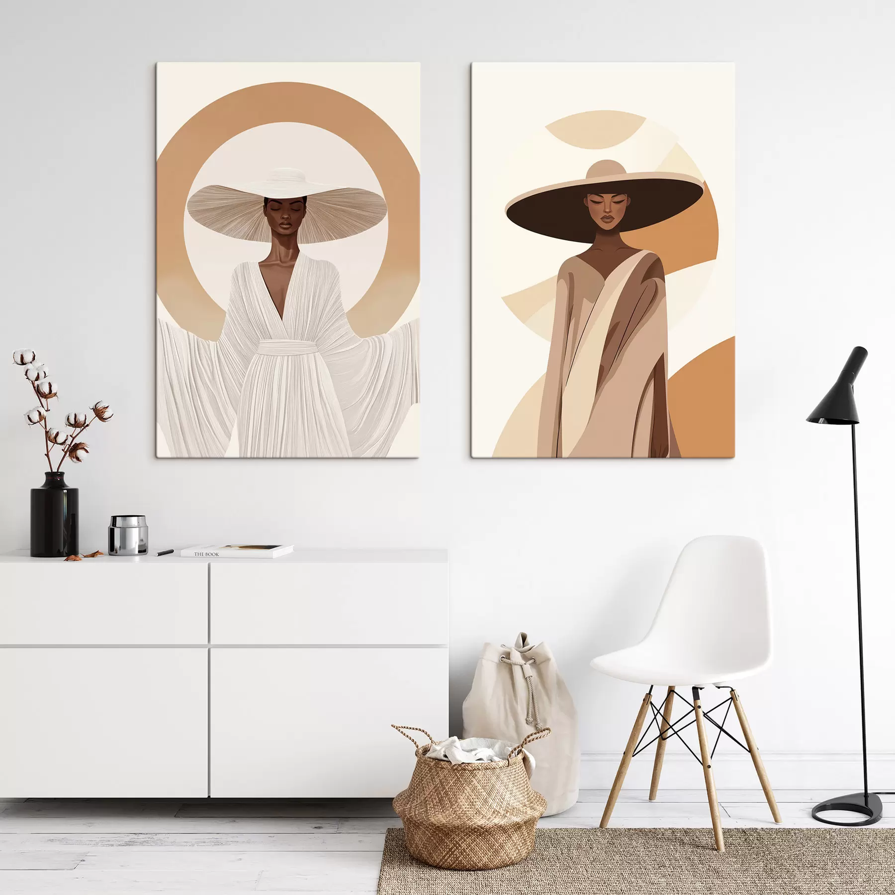  Peintures Les femmes au chapeau m30879